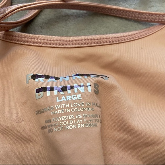 New! Frankie’s bikinis Alice Terry Wrap One Piece leopard Swimsuit 3329 - Picture 8 of 11